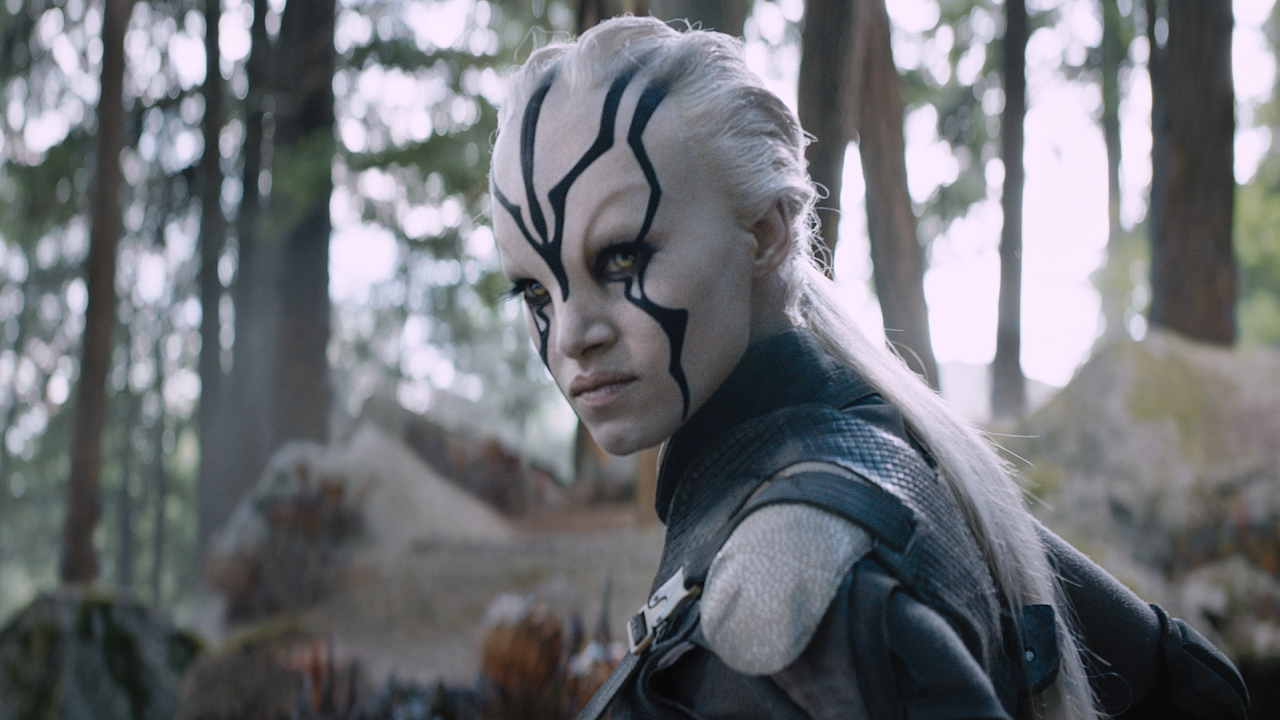 Sofia Boutella plays Jayla in Star Trek Beyond from Paramount Pictures, Skydance, Bad Robot, Sneaky Shark and Perfect Storm Entertainment