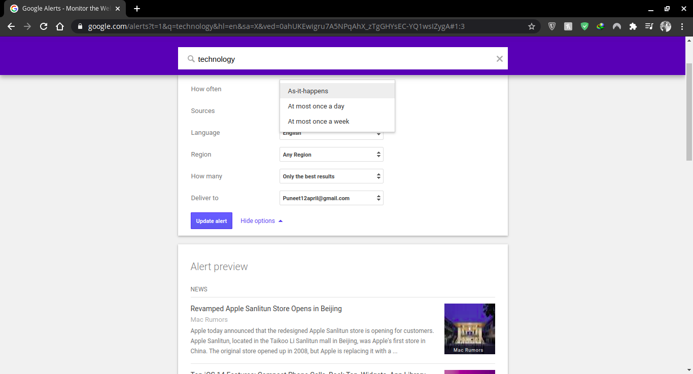 google news rss